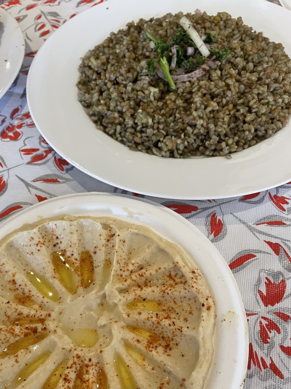 Freekeh and Hummus