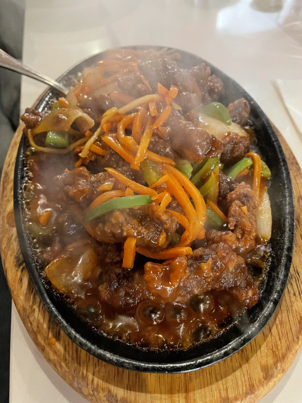 Sizzling Crispy Ginger Beef