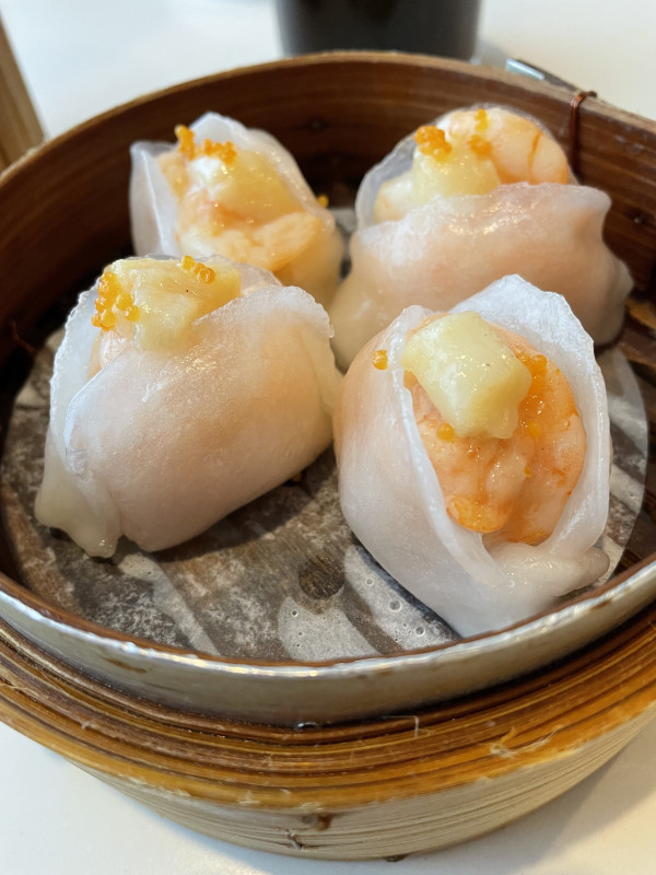 Steamed Fish Roe & Scallop Dumplings