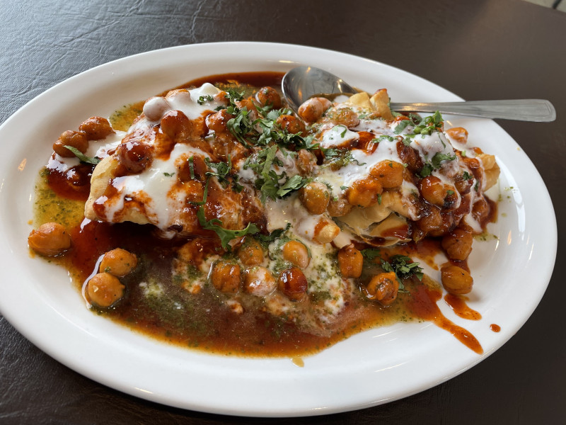 Samosa Chana Chaat